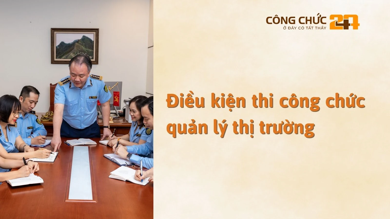 Những thông tin về thi công chức quản lý thị trường mới năm 2024 mà bạn nên biết