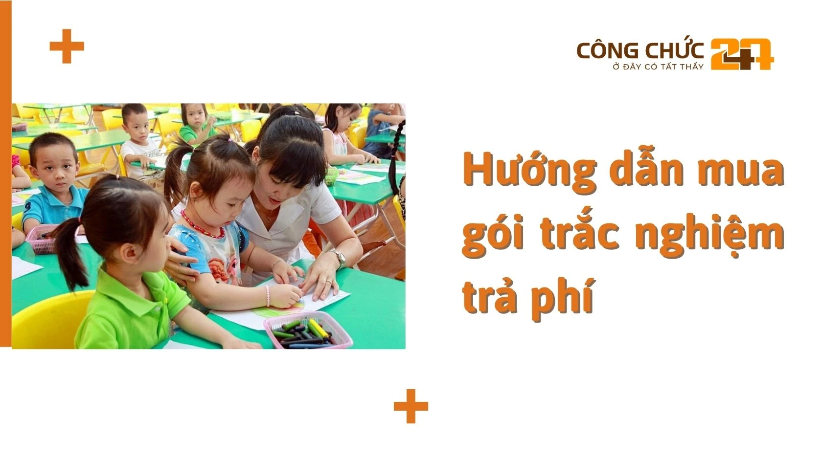 Hướng dẫn mua gói trắc nghiệm