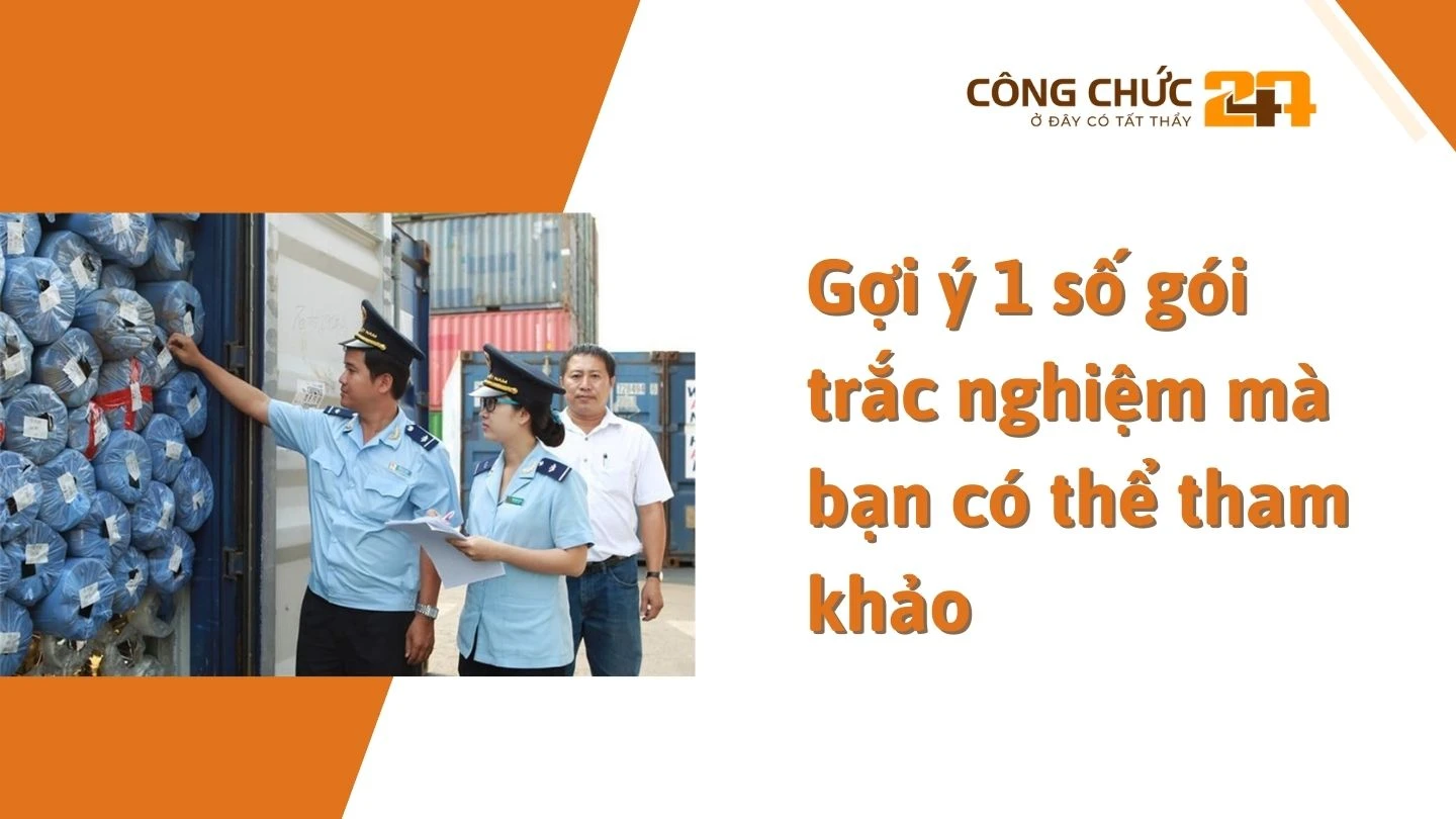 Gợi ý 1 số gói trắc nghiệm mà bạn có thể tham khảo