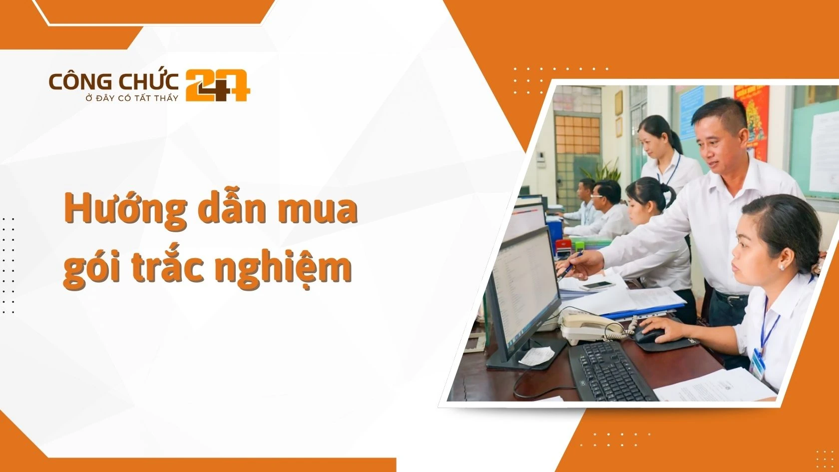 Hướng dẫn mua gói trắc nghiệm