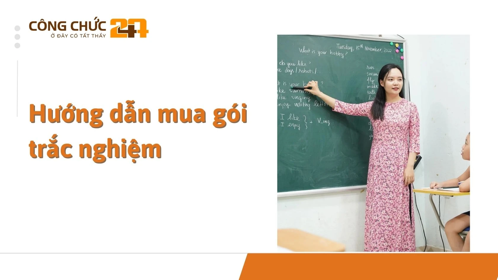 Hướng dẫn mua gói trắc nghiệm