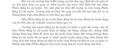 Hình thức, nội dung; xác định người trúng tuyển; thời gian tuyển dụng, địa điểm thi tuyển, xét tuyển