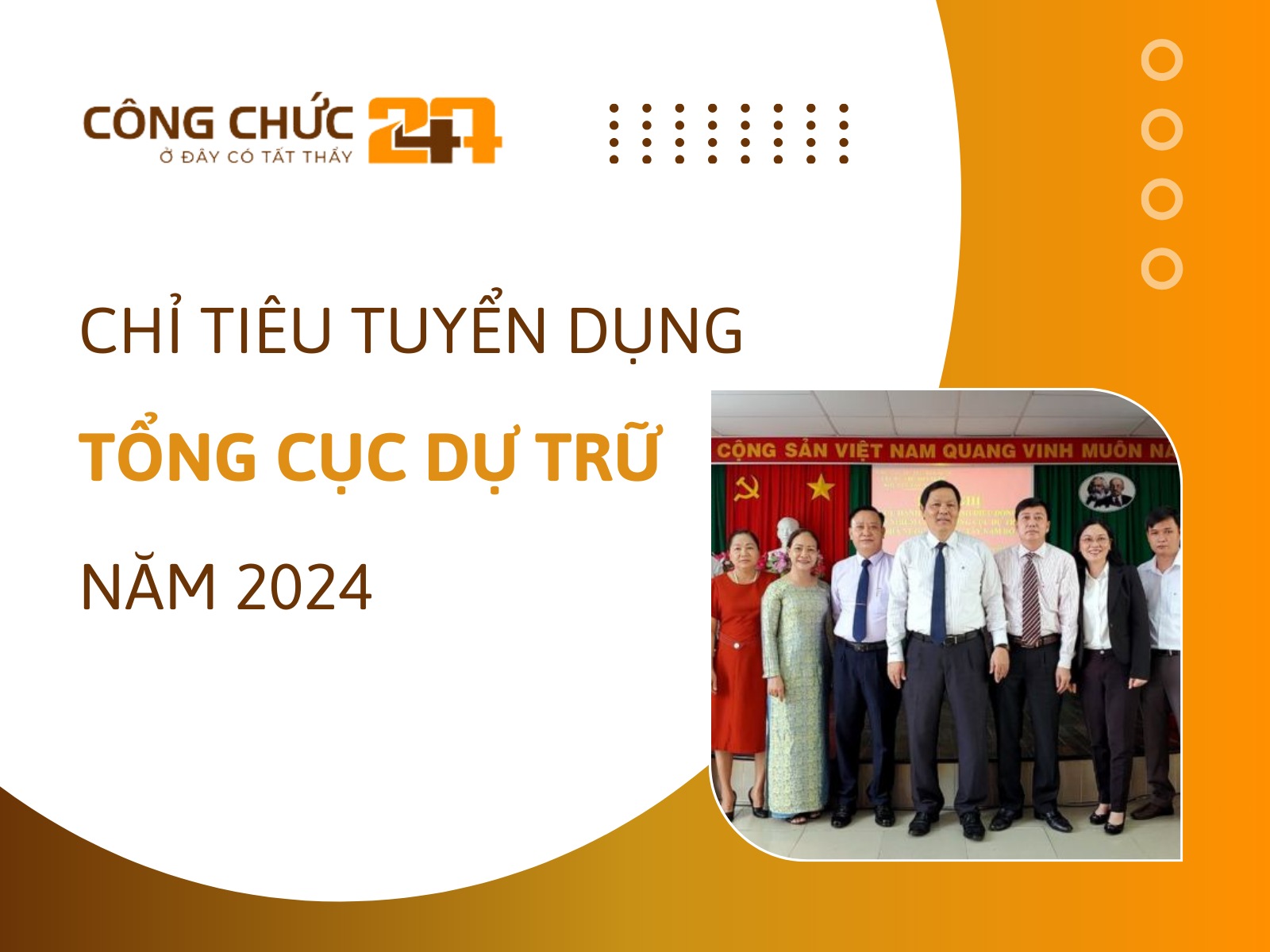 Chỉ tiêu tuyển dụng Tổng cục Dự trữ năm 2024