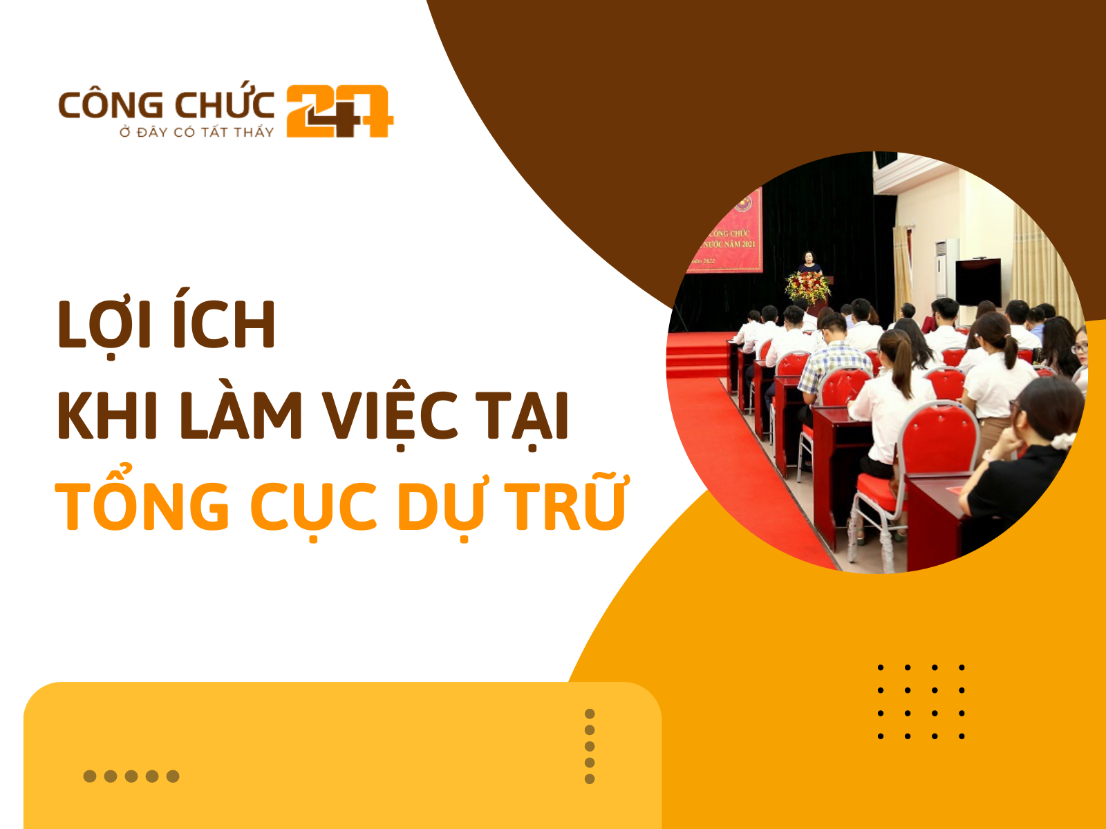 Lợi ích khi làm việc tại Tổng cục Dự trữ