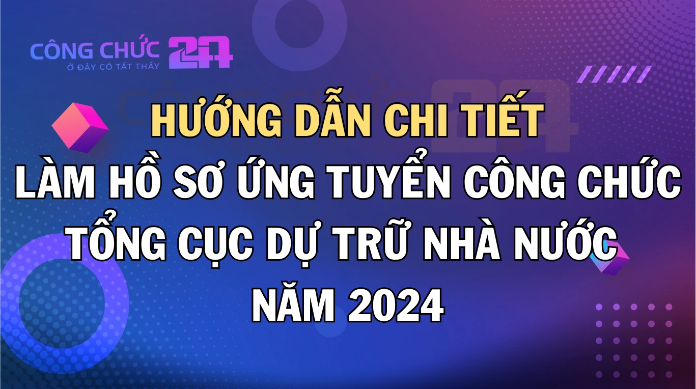 Thumbnail Chuẩn bị hồ sơ dự thi Công chức Tổng cục Dự trữ 2024: Những điều cần lưu ý